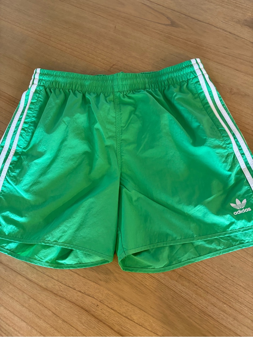 adidas Originals Men's Sprinter Shorts Green/White Nylon XL Athletic KA5060